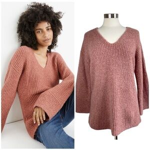MADEWELL Abbott Long Wide Sleeve Oversized Sweater size S